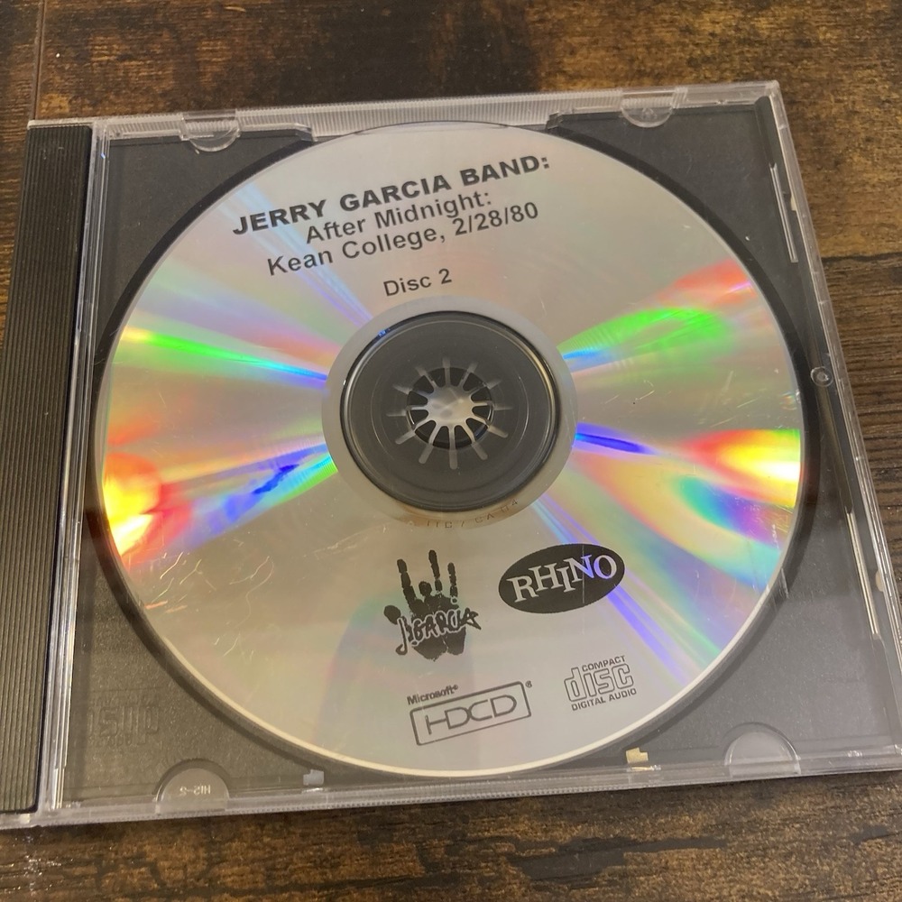 Jerry Garcia Band After Midnight Kean College 2/28/80 Very Rare Promo CD Lot - Picture 3 of 6
